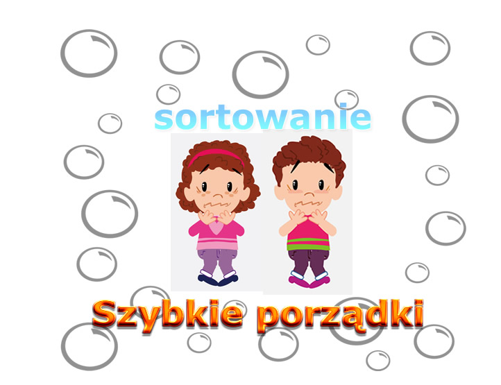 Wybieranie, sortowanie